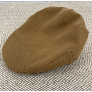 Walrus Brand Hats  Wool  Cap Snap Br. Quilted Interior Camel XL